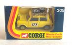 Monte Carlo Mini Cooper S blauw interieur Corgi 308., Hobby & Loisirs créatifs, Voitures miniatures | 1:43, Enlèvement ou Envoi