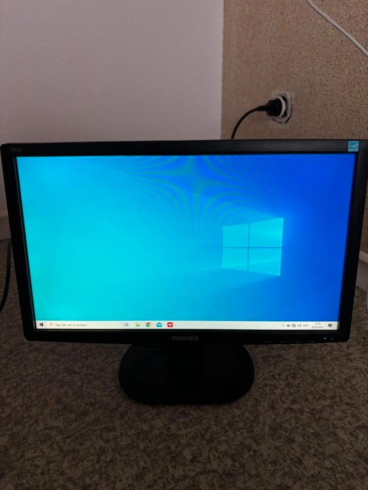 Le moniteur 19 pouces Philips - VGA/DVI, Informatique & Logiciels, Moniteurs, Comme neuf, 60 Hz ou moins, DVI, VGA, Inclinable