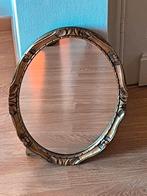 Vergulde ovale spiegel, Antiek en Kunst, Ophalen of Verzenden