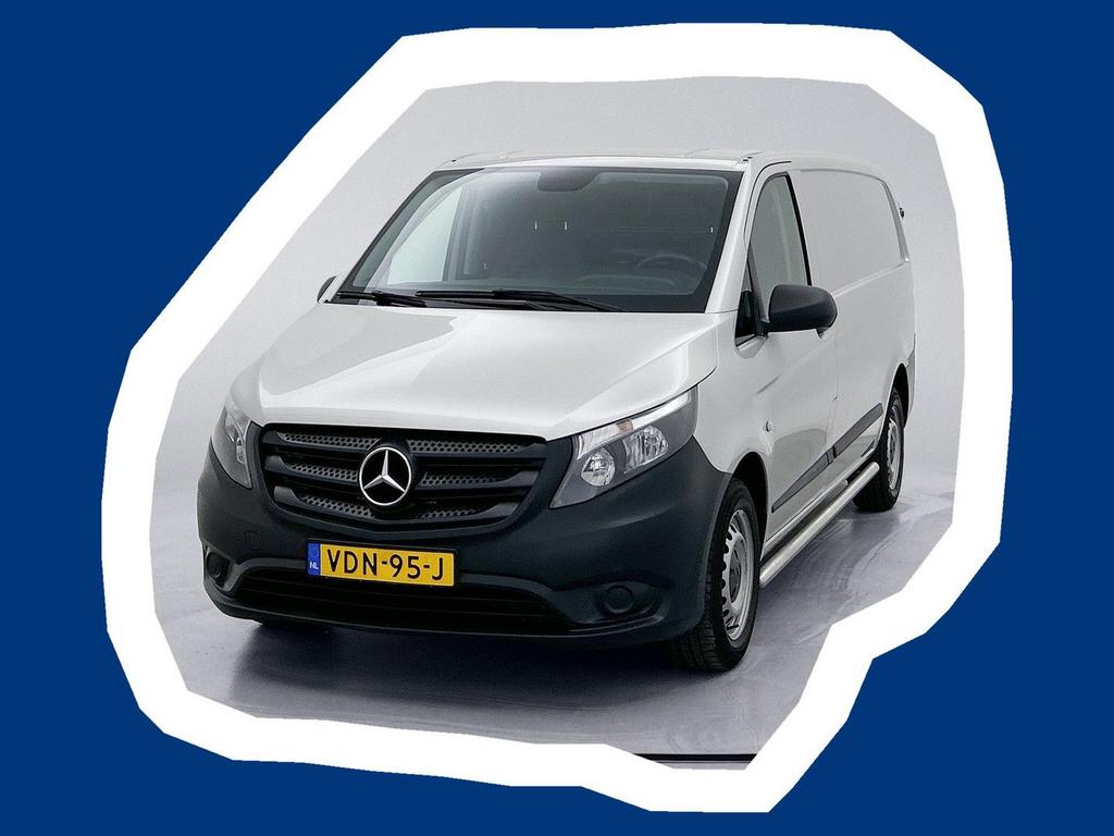 Mercedes-Benz Vito 109 CDI Lang Trekhaak Betimmering Cruise, Auto's, 164 g/km, Mercedes-Benz, Zilver of Grijs, Te koop