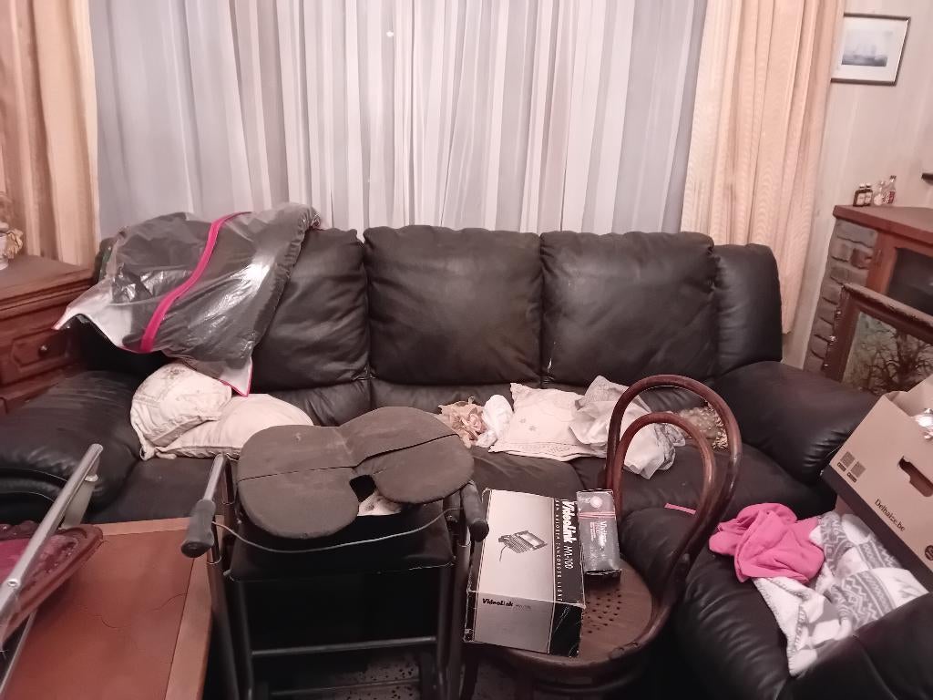 Canapé 4 places, Maison & Meubles, Canapés | Salons, 75 à 100 cm, Quatre personnes ou plus, Enlèvement, Utilisé