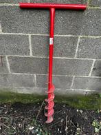 Tarière de jardin manuelle en acier robuste, Jardin & Terrasse, Outils à main, Enlèvement, Utilisé, Tarière