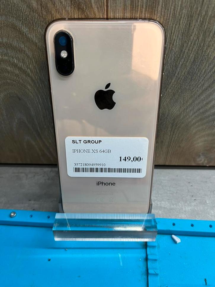 IPHONE XS 64GB GOUD, Telecommunicatie, Mobiele telefoons | Hoesjes en Screenprotectors | Apple iPhone, Zo goed als nieuw, iPhone XS