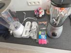 Lot de machine blender et bocal et pince à linge et déco