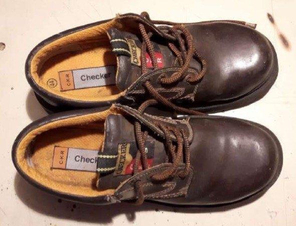 Chaussures Checker pour homme — marron — taille 44, Chaussures à lacets, Brun, Enlèvement, Porté