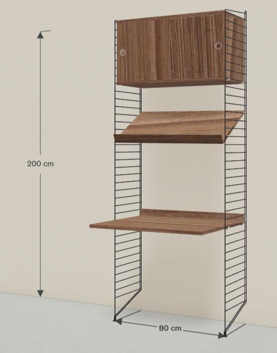 Nisse String System 326 bureau wandkast, Enlèvement, Comme neuf