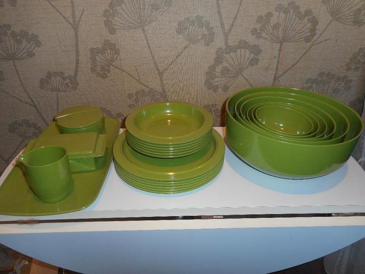 Service de table, Caravanes & Camping, Accessoires de camping, Comme neuf, Enlèvement