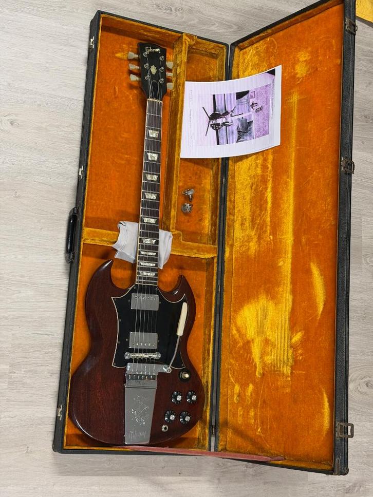 Gibson SG Standard 1971 – Cherry / Pre-CITES Rosewood, Muziek en Instrumenten, Snaarinstrumenten | Gitaren | Elektrisch, Zo goed als nieuw