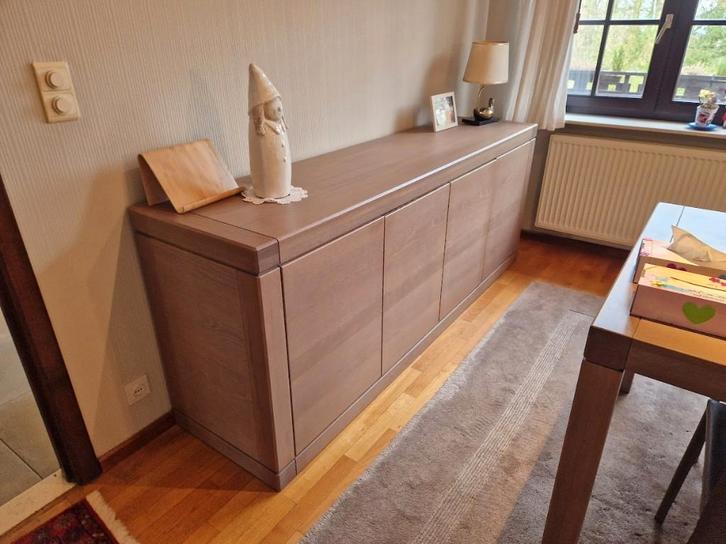 Kast / dressoir, Huis en Inrichting, Kasten | Dressoirs, Zo goed als nieuw, 200 cm of meer, 50 tot 75 cm, Met deur(en), Eikenhout