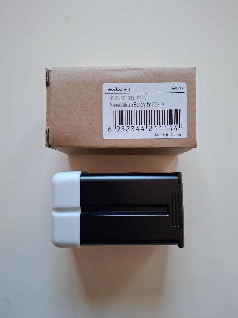 Godox WB29 batterij voor AD200, Audio, Tv en Foto, Foto | Flitsers, Ophalen of Verzenden, Nieuw, Overige merken