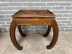 Oosters houten Krukje Tafeltje Tafel Houtsnijwerk, Enlèvement