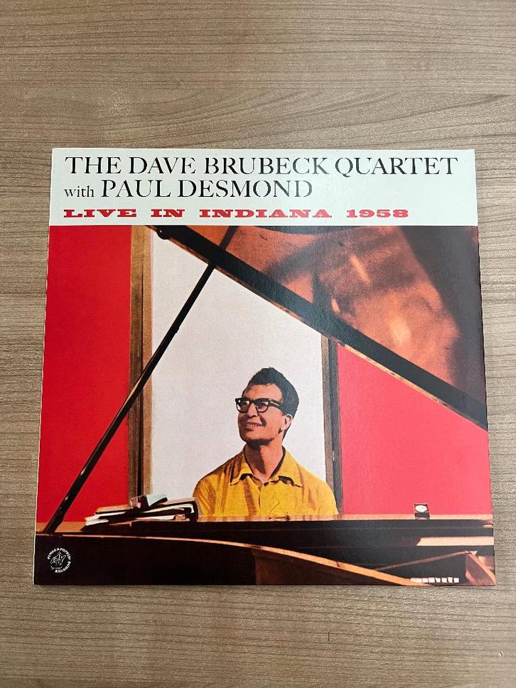 THE DAVE BRUBECK QUARTET - LIVE IN INDIANA 1958, CD & DVD, Vinyles | Jazz & Blues, Comme neuf, Housse de protection extérieure