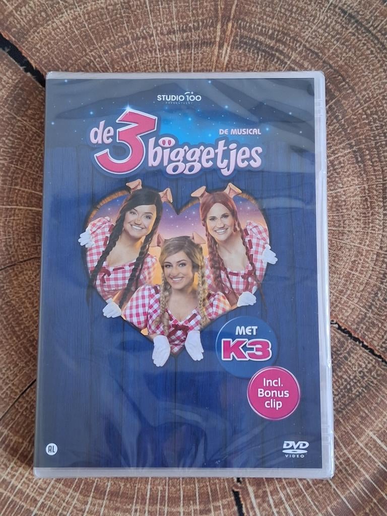 Dvd K3 De 3 biggetjes,  nieuw in folie, Enlèvement ou Envoi, Tous les âges, Autres genres, Neuf, dans son emballage