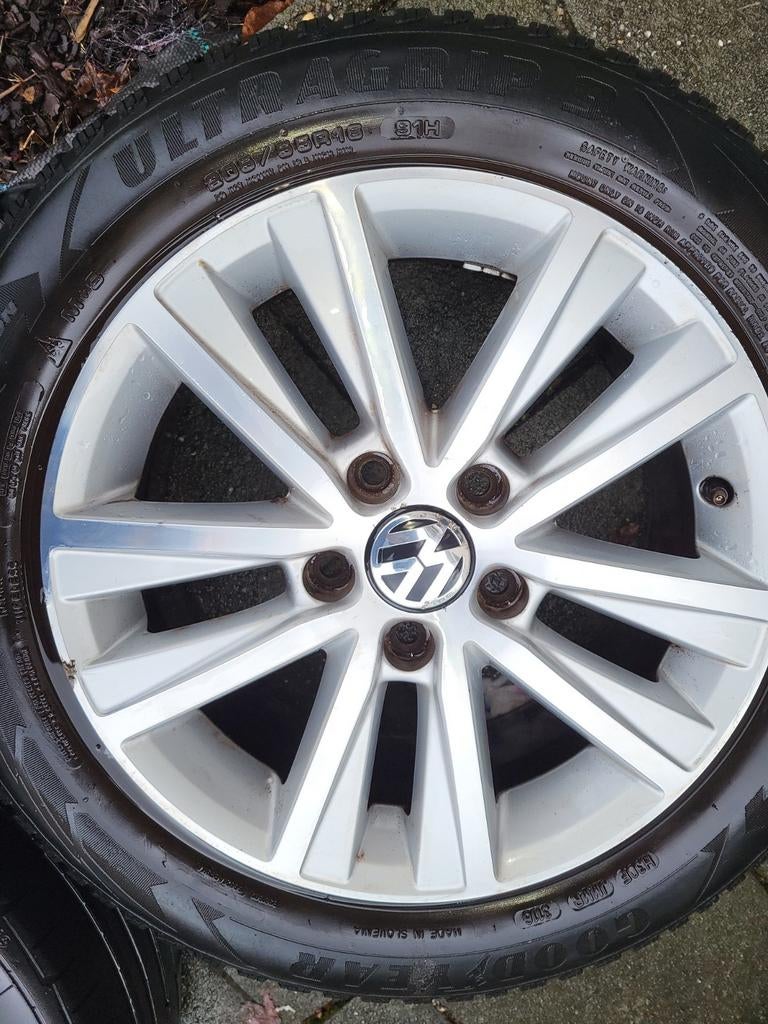 4 x golf 6 velgen 16 inch heel goede staat!, Ophalen, 16 inch, Band(en)