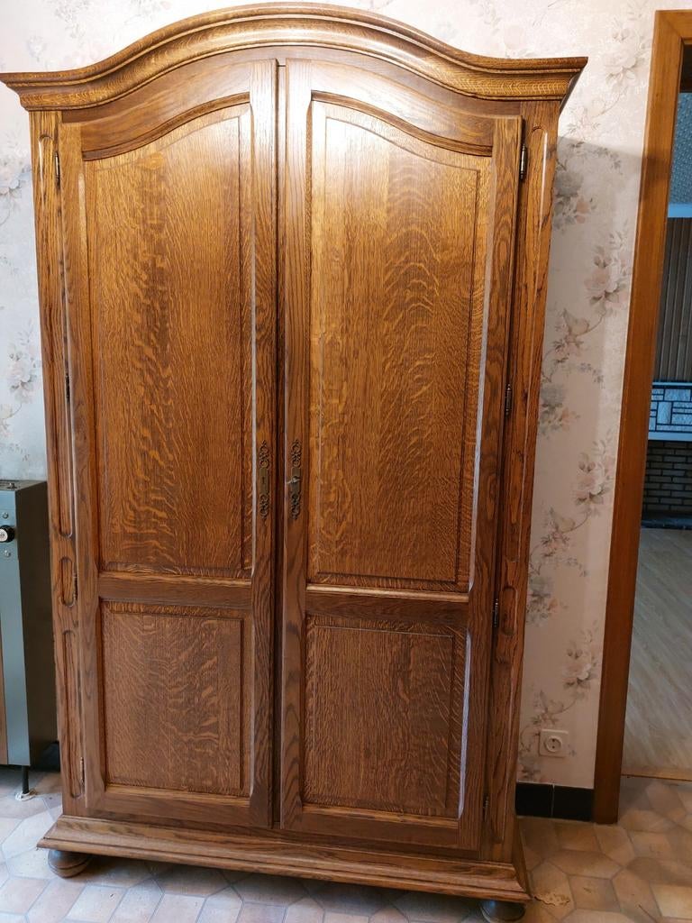 Mooie eiken halkast, Ophalen