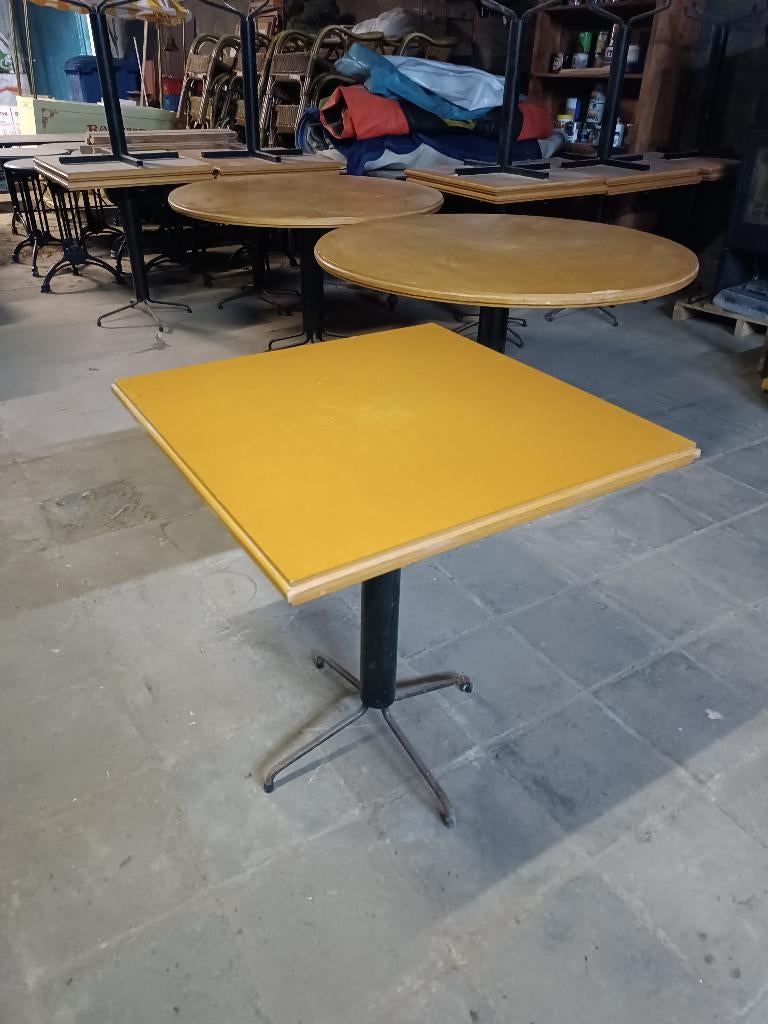 Bistrotafels, Huis en Inrichting, Ophalen, Gebruikt, Vierkant, 50 tot 100 cm