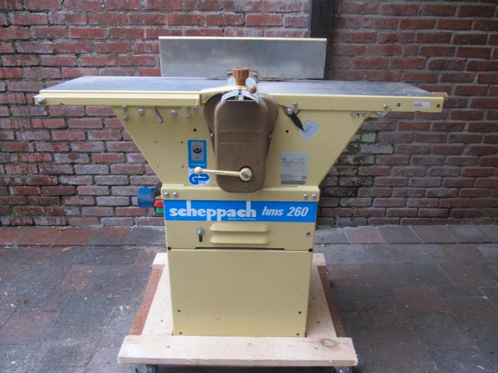SCHEPPACH HMS 2600 vlak-vandikte schaafmachine 220 V, Doe-het-zelf en Bouw, Gereedschap | Overige machines, Zo goed als nieuw
