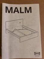 Zwart Malm ikea bed (nieuw in verpakking), Enlèvement, Comme neuf, Noir