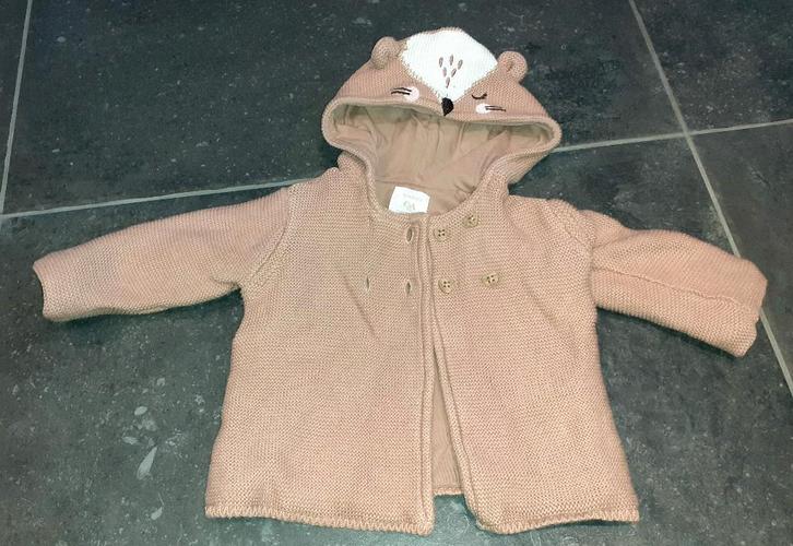 Baby gebreid jasje muis beige C&A 68, Enfants & Bébés, Vêtements de bébé | Taille 68, Neuf, Fille, Manteau, Enlèvement ou Envoi