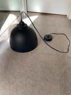 Zwarte koepel hanglamp, Ophalen, Gebruikt, Metaal