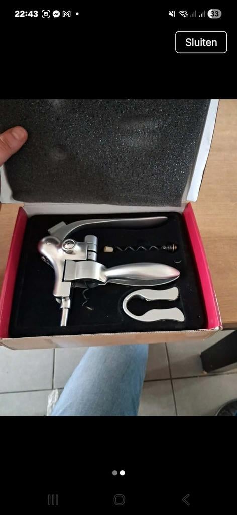 Te Koop: Deluxe Kurkentrekker, Ophalen, Zo goed als nieuw