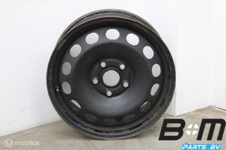 1 losse 16 inch stalen velg VW Golf 6 1K0601027A, Auto-onderdelen, Banden en Velgen, Velg(en), Gebruikt
