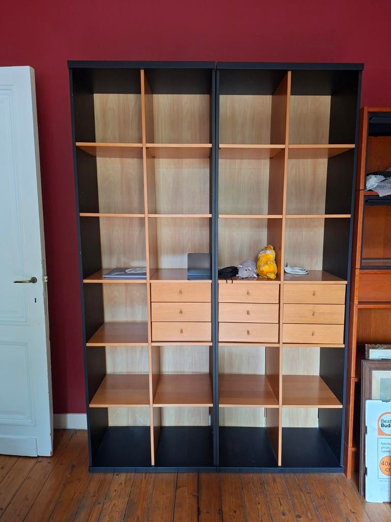 2 Ikea kallax kasten met schuiven, Enlèvement