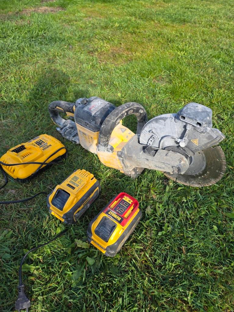 Doorslijper DeWalt (Garantie, 2 batterijen, oplader), Bricolage & Construction, Outillage | Meuleuses, Enlèvement, Utilisé