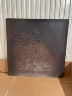 Haardplaat Greco-roman afbeelding, Huis en Inrichting, Haarden, Ophalen, Gebruikt, Houthaard