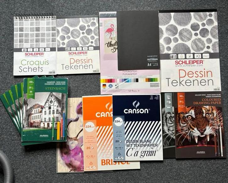 Tekenpapier/knutselpapier, Ophalen, Nieuw, Papier, Schets- of Tekenboek