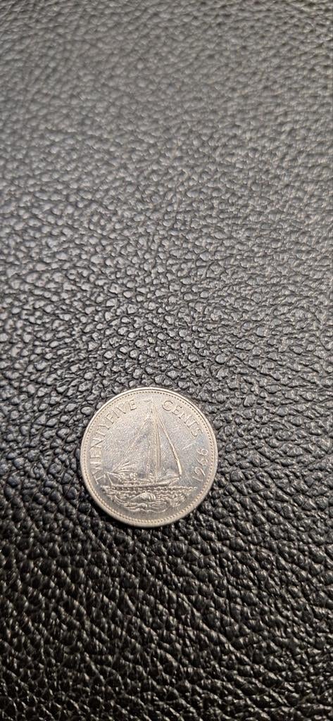 Bahama's twinty five cents 1966, Postzegels en Munten, Munten | Oceanië, Ophalen of Verzenden
