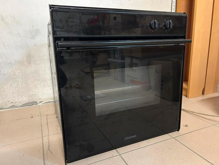 Four encastrable noir Scholtes, Electroménager, Fours, Utilisé, Encastré, 60 cm ou plus, 45 à 60 cm, Enlèvement