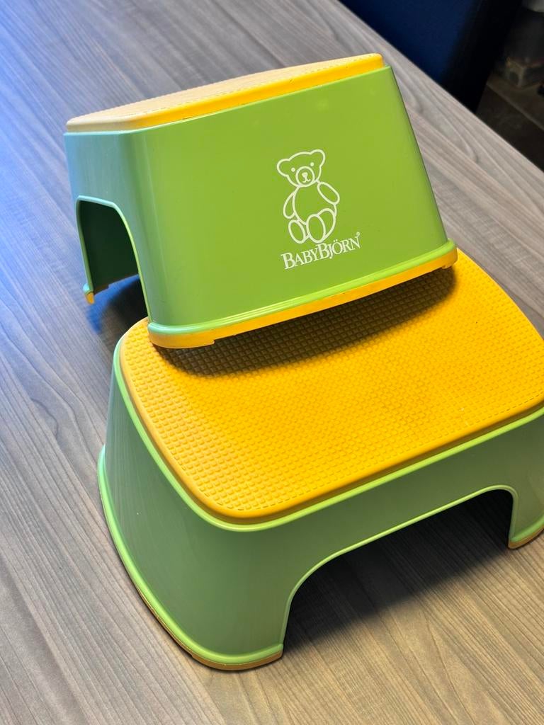 Opstapje kind Baby Björn, Ophalen, Gebruikt, Groen