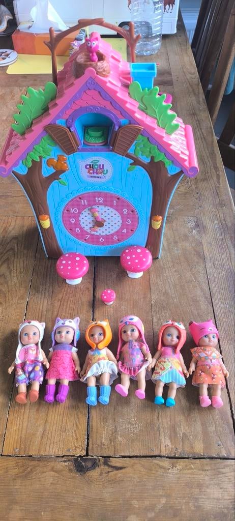 Speelhuisjes, Ophalen