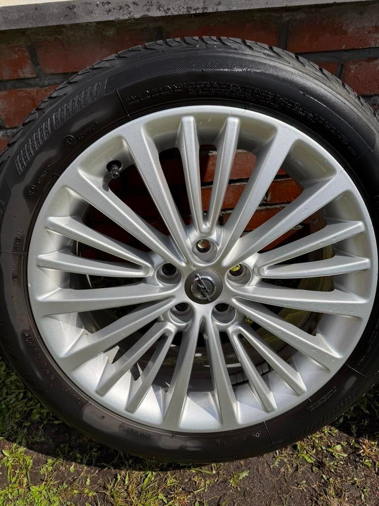 Opel Originele Velgen 17inc. 225/45/17, Auto-onderdelen, Banden en Velgen, Ophalen, Banden en Velgen, 17 inch, Zomerbanden