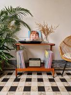 Vintage midcentury platenspeler meubel | trolley | retro, Ophalen, Gebruikt, 50 tot 100 cm, Overige vormen