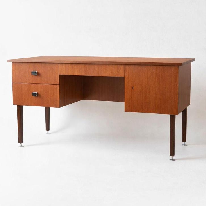 Vintage Deens open bureau – uniek stuk, Huis en Inrichting, Slaapkamer | Nachtkastjes, Ophalen