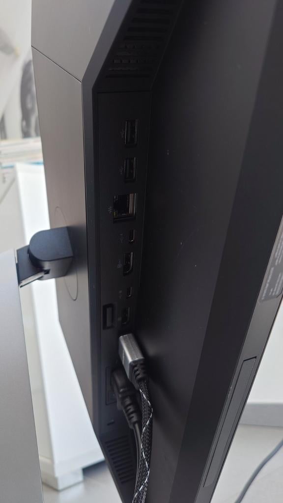 HP E27d G4 - 27 inch QHD Monitor - USB-C Docking - Webcam, Ophalen, Hp, Gebruikt, HDMI