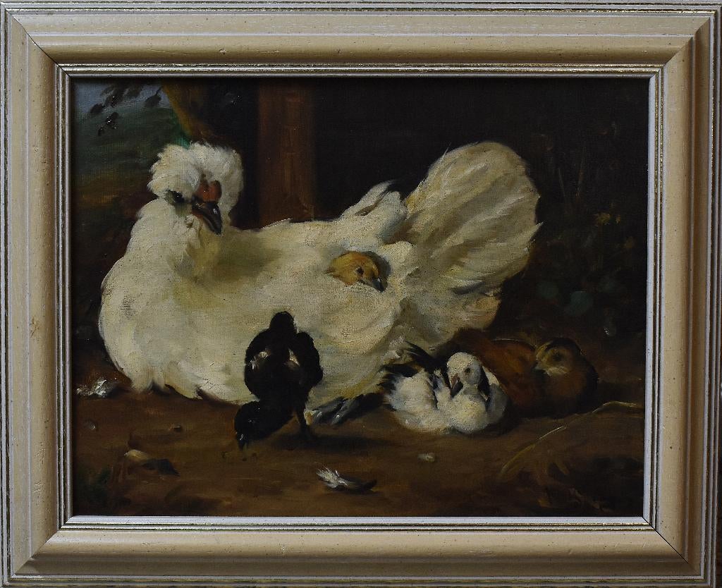 Poulet aux poussins., Enlèvement ou Envoi