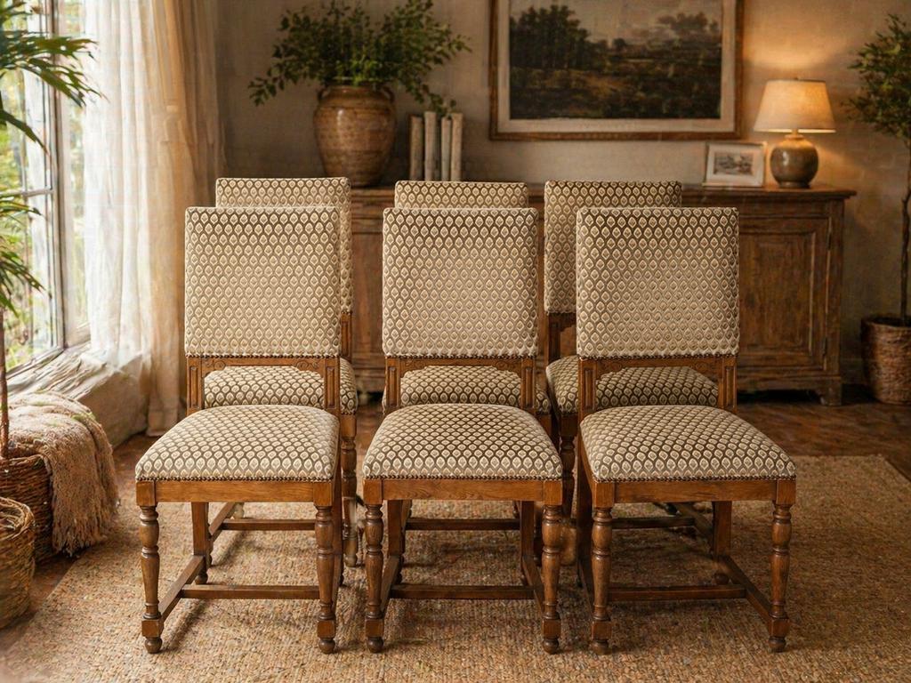 Antieke stoelen – set van 6 stuks, Ophalen