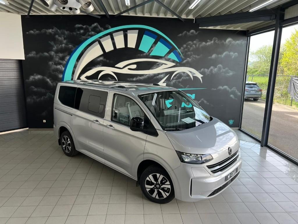 Volkswagen E-Caravelle / 9zitplaatsen / 305km rijbereik, Auto's, 5 deurs, Parkeerassistent, Zilver of Grijs, Te koop