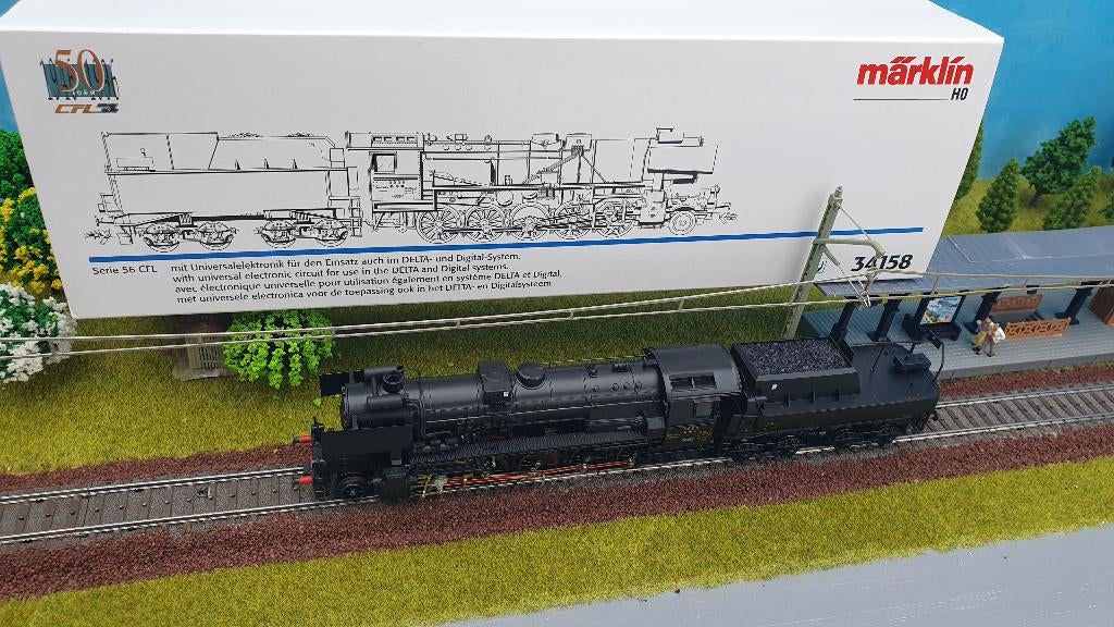 ② Märklin 34158 H0 5609 Cockerill CLF delta digital - Trains miniatures | HO