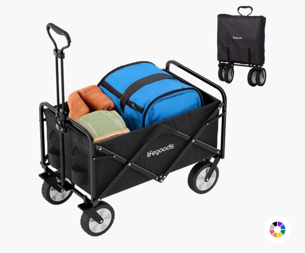 NIEUW Lifegoods opvouwbare bolderkar 70kg, Ophalen, Opvouwbaar, Nieuw