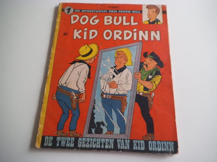 Chick Bill De Twee gezichten van Kid Ordinn (Dog Bull) 1953, Boeken, Stripverhalen, Gelezen, Eén stripboek, Ophalen of Verzenden