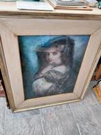 Franse edeldame., Antiek en Kunst, Ophalen