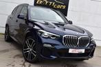 BMW X5 xDrive45e* M-Sport* Leder* Camera* 21" M-velg, Auto's, Gebruikt, 48 g/km, Blauw, Leder