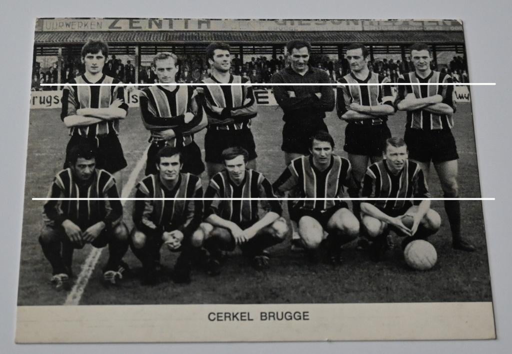 Postkaart / Foto / Cerkel Brugge / Jaren 60 / 70 Cercle, Ophalen of Verzenden, Gebruikt, Spelerskaart