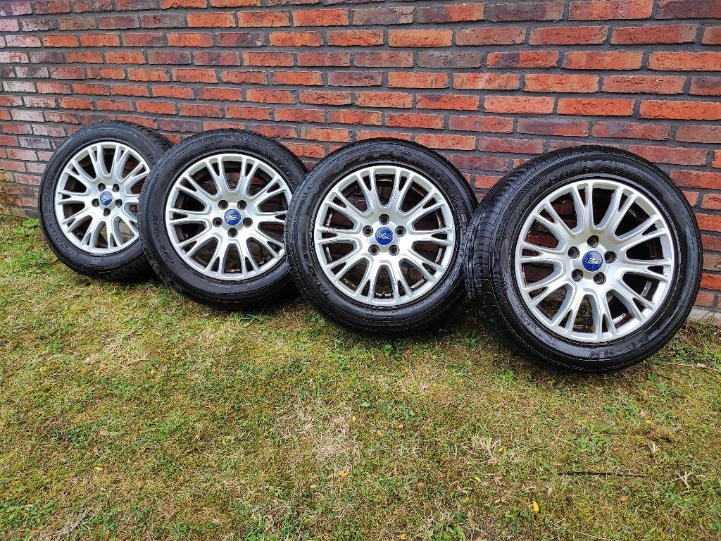 Ford Focus/c-max velgen met goede banden 215/55/ZR16, Auto-onderdelen, Banden en Velgen, Ophalen, 16 inch, Banden en Velgen, Personenwagen