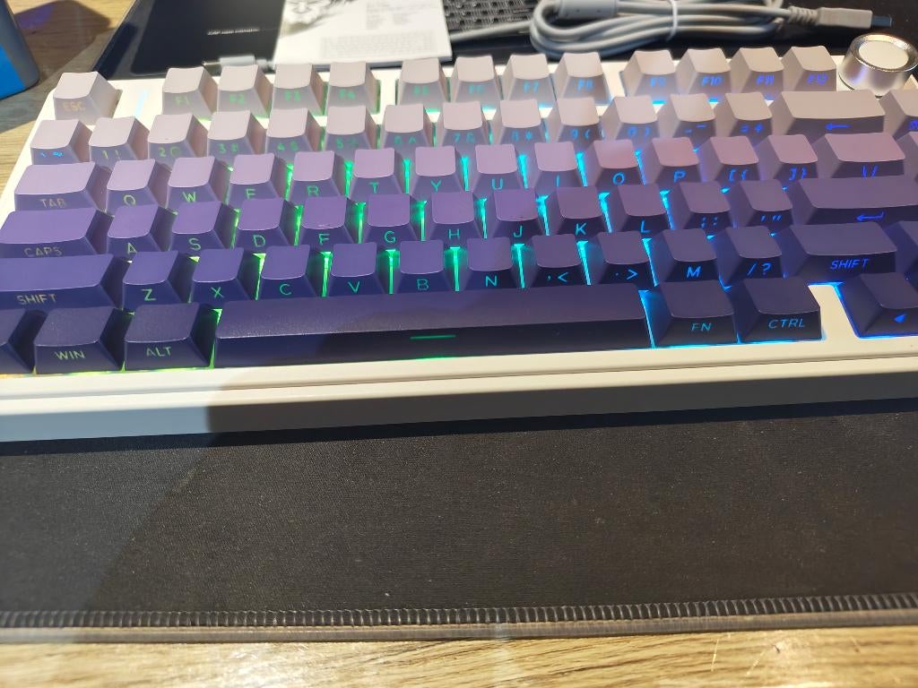 Mechanisch toetsenbord aula f75 pro, Computers en Software, Toetsenborden, Ophalen, Gaming toetsenbord, Nieuw, Draadloos