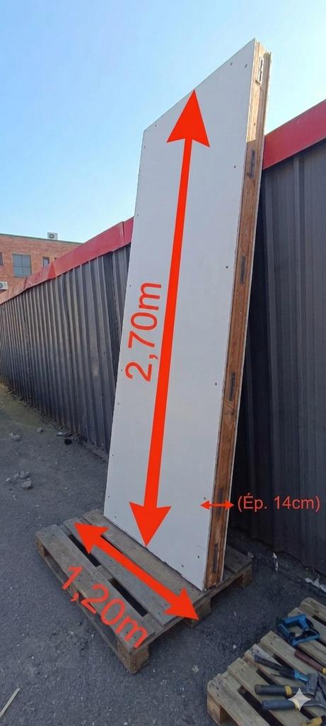 Panneaux Sandwich Diverses Dimensions (289 m² au total), Bricolage & Construction, Échafaudages, Enlèvement ou Envoi